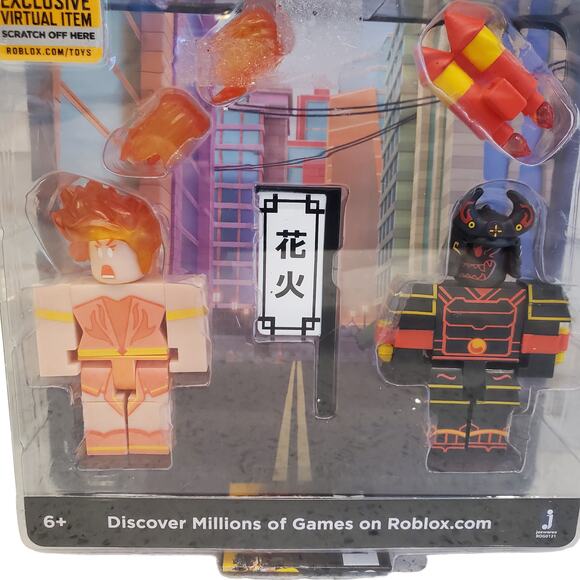 Roblox Heroes of Robloxia Ember Midnight Shogun Game Pack Celebrity Collection - Picture 3 of 10